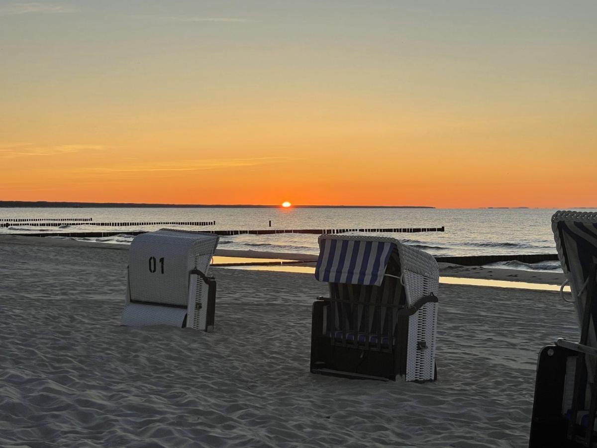 "Ab Zum Strand" Ferienwohnung Mit Balkon Цемпин Экстерьер фото